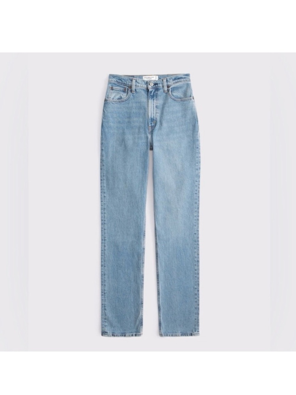 Hollister Ultra High-Rise 90s Straight Jeans - Light Blue